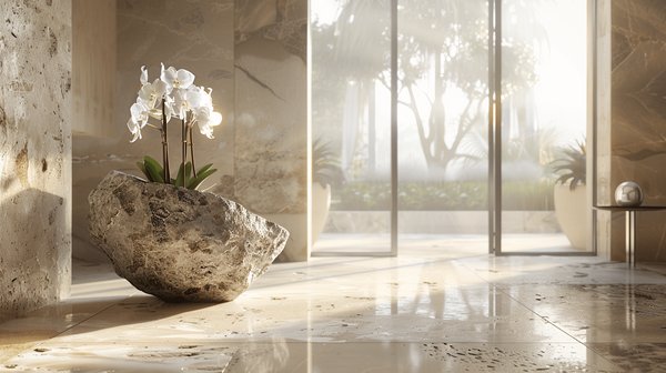 L'élégance intemporelle de la pierre naturelle en déco